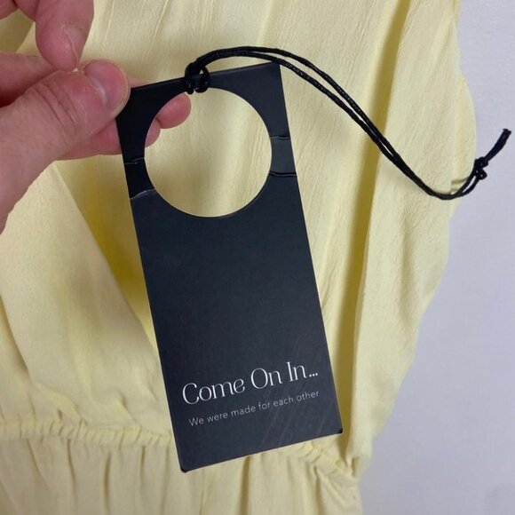 NWT Revolve Privacy Please Yellow Jumpsuit Gansel Size XS New With Tags Bohemian - Picture 7 of 14